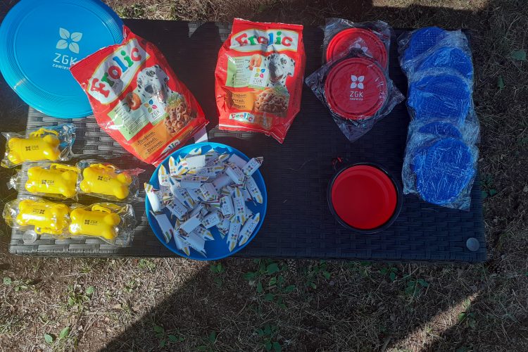 Gadżety dla psów z logo ZGK