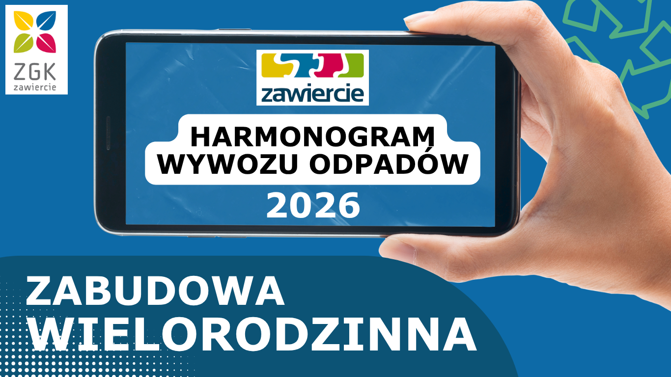 Abfallabfuhrplan – Zawiercie – Mehrfamilienhäuser – 2026